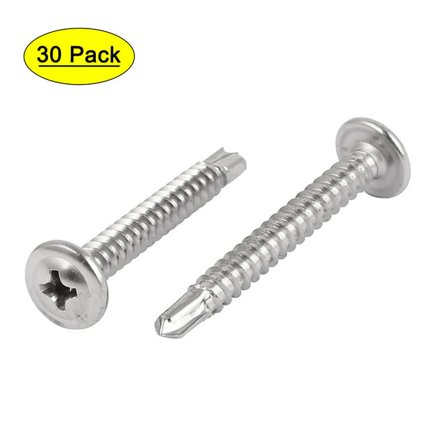 M4.8 x 40mm Countersunk Self Tapping Screw Pack of 10 
